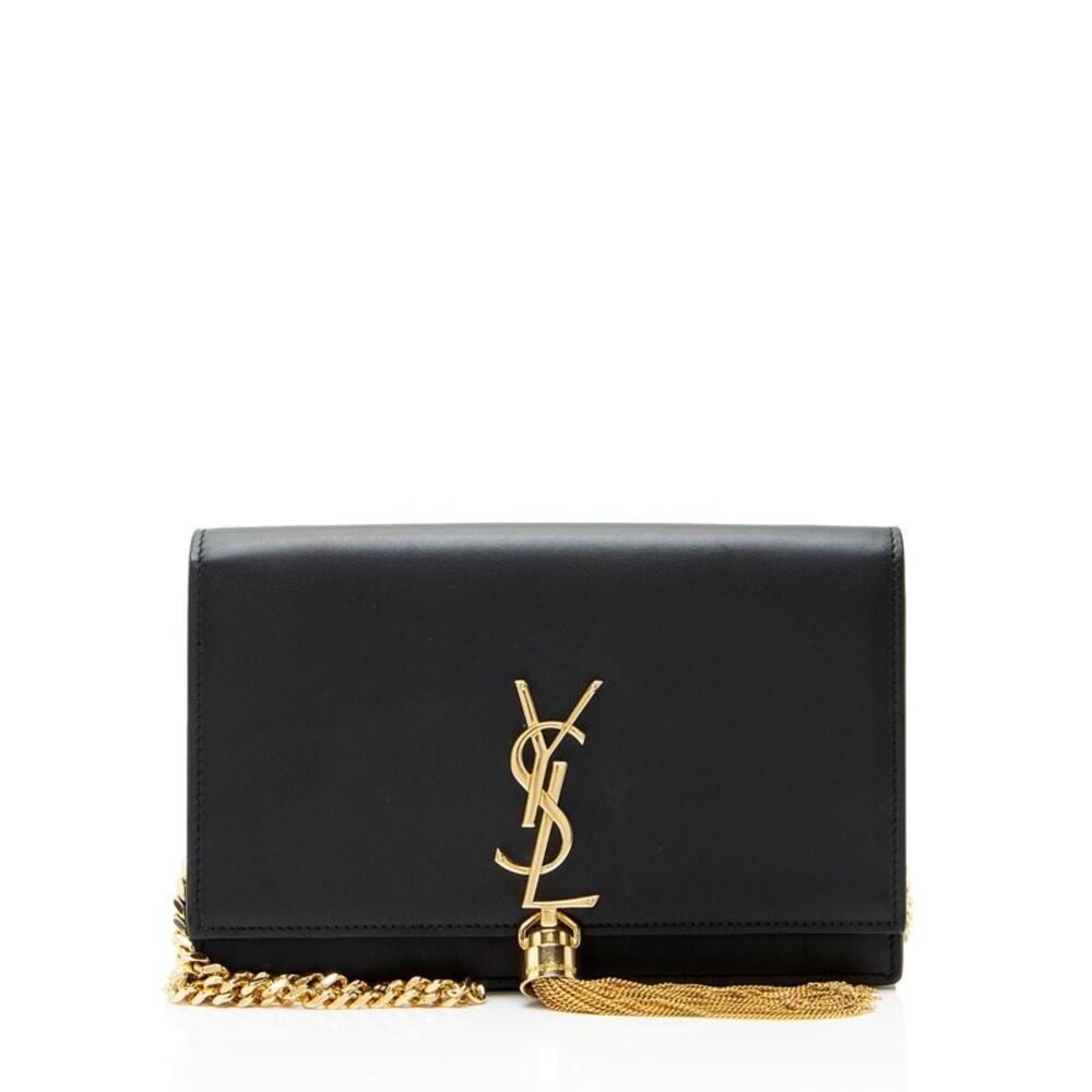 Saint Laurent Calfskin Monogram Kate Tassel Chain Wallet - Picture 1 of 10